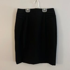 Black pencil skirt